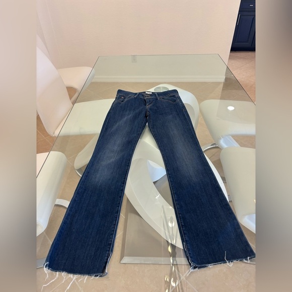 H&M Denim - H&M Dark Blue Straight Leg Women's Hudson Jeans Bootcut Low Rise